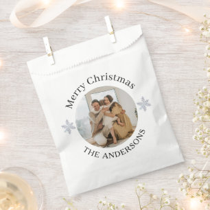 Family Photo Christmas  Favour Bag