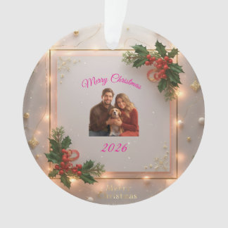 Family Photo Christmas Ornament | Personalized Hol