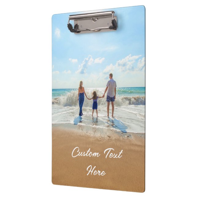 Family Photo Clipboard with Custom Text (Left)