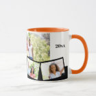 Family Photo Collage - 5 Photos and Custom Text