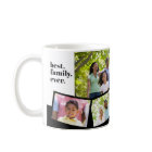 Family Photo Collage - 5 Photos and Custom Text