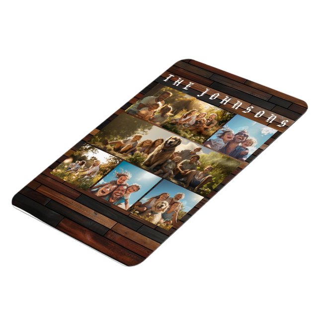 Family Photo Collage Magnet (Left Side)