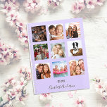 Family photo collage name script monogram 2025 planner<br><div class="desc">Make your own unique family photo collage as a gift for your mom, wife or yourself. Use four, 9 of your favourite photos of your family, friends, dream travel destination or pet! Personalize and add a name and a year. The name is written with a modern hand lettered style script....</div>