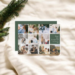Family Photo Collage Peace Love Joy Christmas Holiday Card<br><div class="desc">**Introducing Our Personalized Peace, Love, and Joy Christmas Card: Share the Magic of the Season** This holiday season, spread the warmth and joy of Christmas with our Personalized Peace, Love, and Joy Christmas Card. This beautifully designed card features a heartwarming 11-square photo collage layout, allowing you to share your family's...</div>