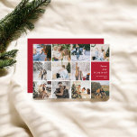 Family Photo Collage Peace Love Joy Christmas Holiday Card<br><div class="desc">**Introducing Our Personalized Peace, Love, and Joy Christmas Card: Share the Magic of the Season** This holiday season, spread the warmth and joy of Christmas with our Personalized Peace, Love, and Joy Christmas Card. This beautifully designed card features a heartwarming 11-square photo collage layout, allowing you to share your family's...</div>