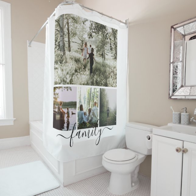 Family Photo Collage Personalized 4 Photo Template (In Situ)