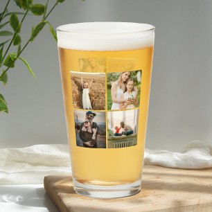 Family Photo Collage Simple Glass