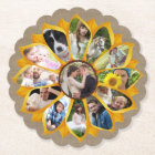 Family Photo Collage Sunflower Burlap 13 Pics Easy