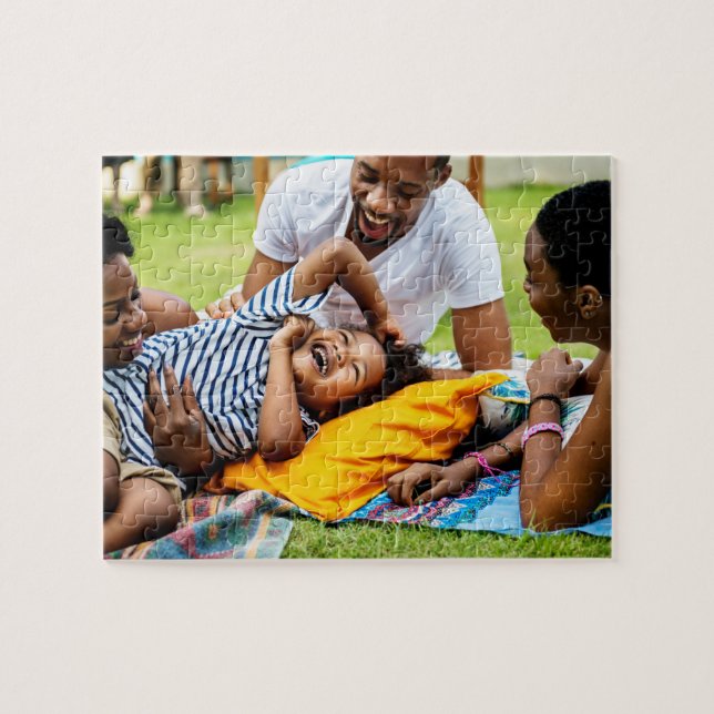 Family Photo Create Your Own Add Image My Picture Jigsaw Puzzle (Horizontal)