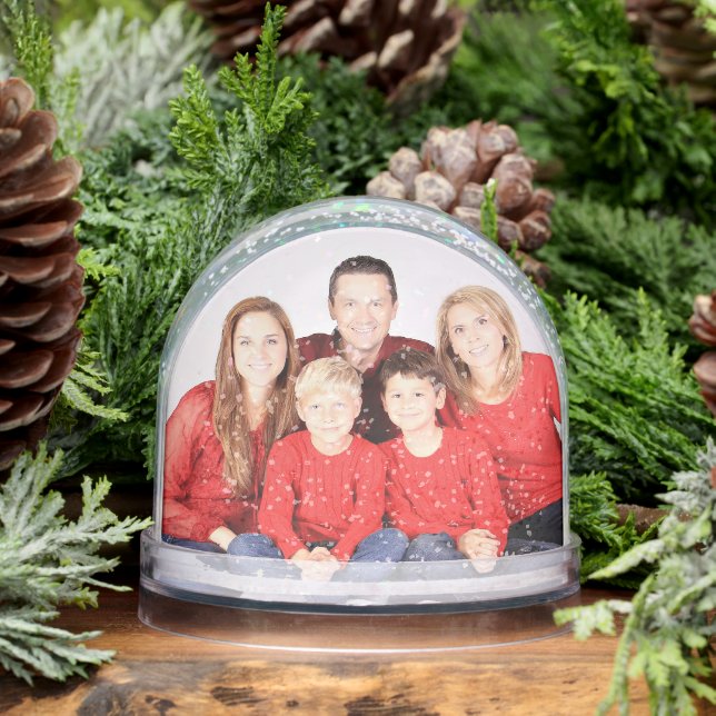 FAMILY PHOTO CUSTOM SNOW GLOBE (Hiver)