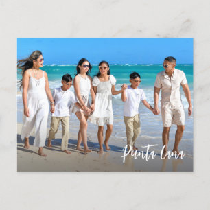 Family Photo Custom Travel Memory  Postcard