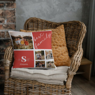 Family Photo & Family Quote Pillow