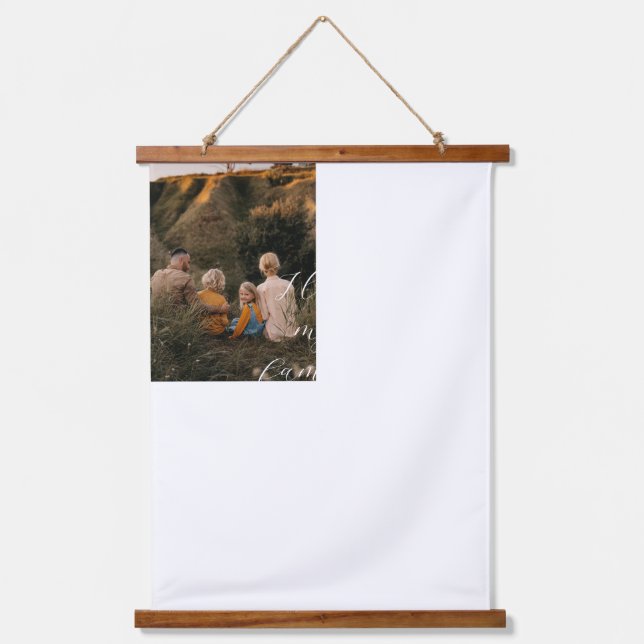 Family Photo Hanging Tapestry (Front)