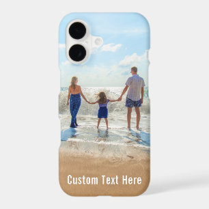 Family Photo iPhone Case Personalized Text