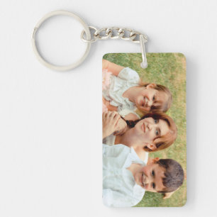 Family Photo Keepsake Keychain