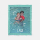Family Photo Kid's Customized Fleece Blanket