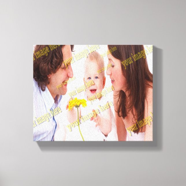 FAMILY Photo ✨ Lovely Custom  Canvas Print (Front)