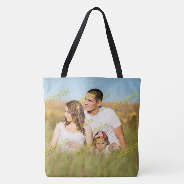 FAMILY Photo ✨ Lovely Custom  Tote Bag (Front)