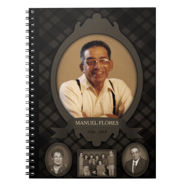 family photo memorial guest book (Front)