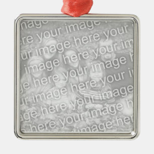 Family Photo Memories Metal Ornament
