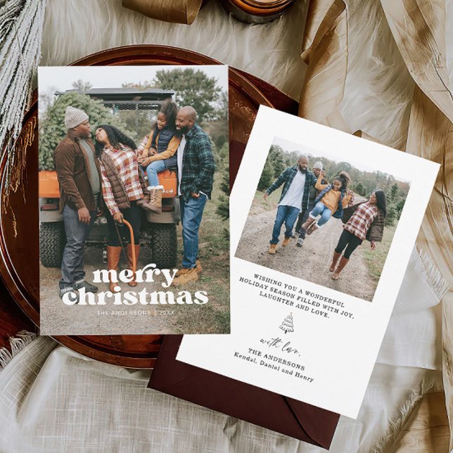 Family Photo Merry Christmas Card (Creator Uploaded)