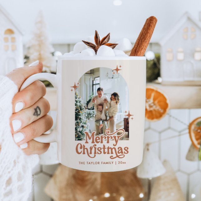 Family Photo Merry Christmas Mug (Creator Uploaded)