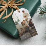 Family Photo Modern Christmas Gift Tags<br><div class="desc">Cherish your family's precious moments this Christmas holiday season with our custom photo Christmas Gift Tag. This unique gift tag showcases a favourite family photograph. Personalize it with your most treasured snapshot,  from candid moment to posed portrait. Add a personalized message to make your seasonal greetings even more special.</div>