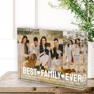 Family Photo Name Best Family Ever Collage