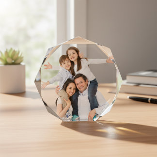 Family Photo Octagon Block