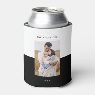 Family Photo Personalized Can Cooler