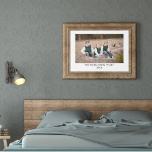 Family Photo Personalized Canvas Print