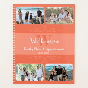 Family Photo Personalized Plan And Appointment Planner