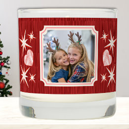 Family Photo Personalized Red Christmas