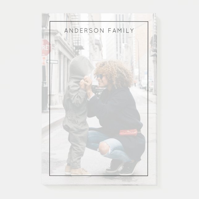 Family Photo Post-it Notes (Front)