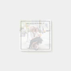 Family Photo Post-it Notes