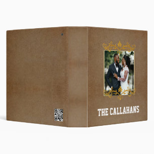 Family Photo Scrapbook Album•Celestia Brown Binder