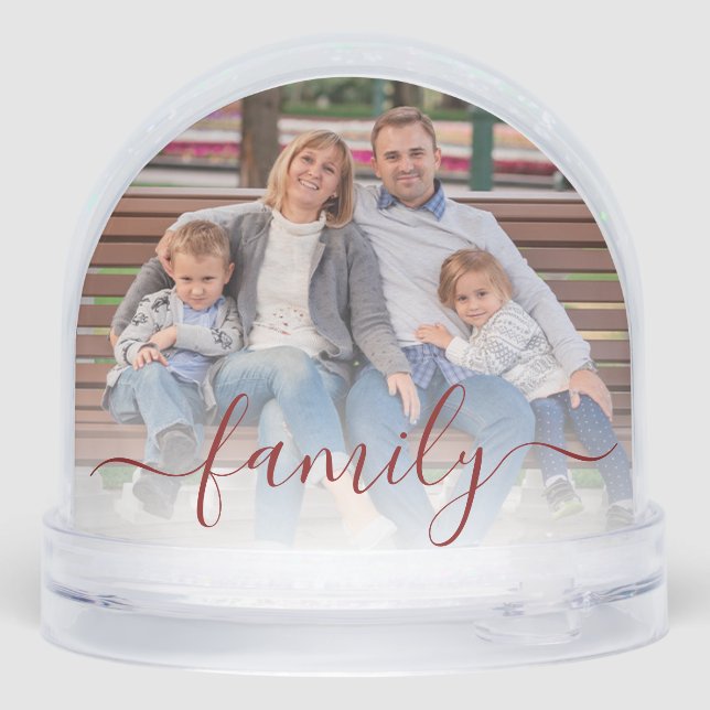 Family Photo Script Christmas Custom (Arrière)