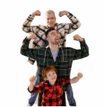 Family Photo Sculpture Cutout<br><div class="desc">Family Photo</div>