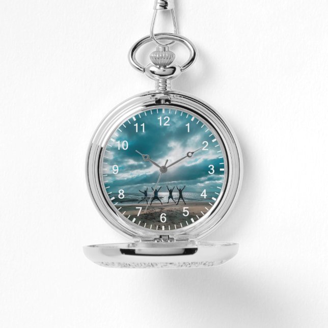 Family photo text wrist eWatch Watch (Front)