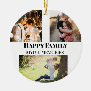 family photos memories add family name picture ceramic ornament