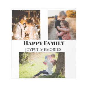 family photos memories add family name picture notepad