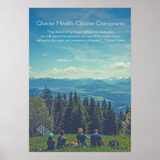 Family Picnic Chiropractic Poster