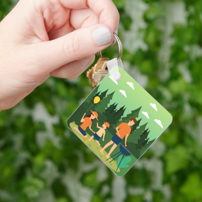 FAMILY PICNIC KEYCHAIN (Hand)