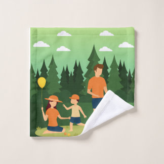 FAMILY PICNIC WASH CLOTH