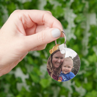Family Picture Personalized Keychain