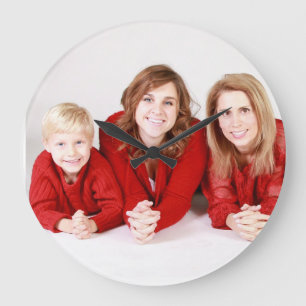 FAMILY PORTRAIT CUSTOM PHOTO WALL CLOCK
