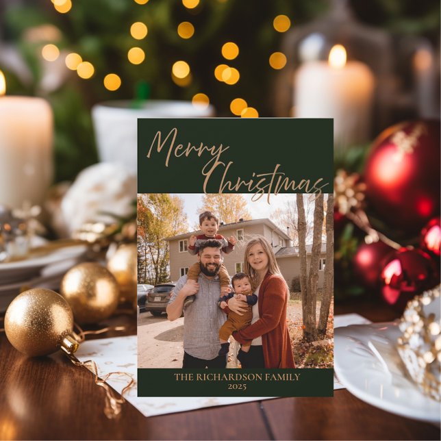 Family Portrait Merry Christmas Card  (Creator Uploaded)