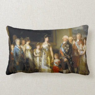 Family portrait of King Charles IVJose de Goya Lumbar Pillow