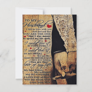 Family Present Love Quotes To My Husband Invitation