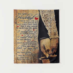 Family Present   Love Quotes To My Husband Tapestry